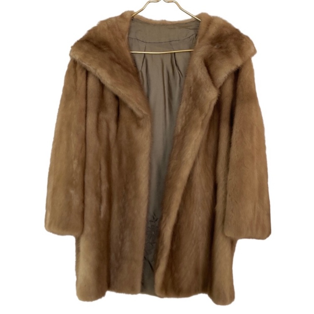 Vintage Blonde Mink Fur Jacket